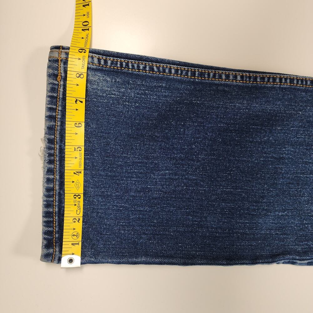 Vintage Rockies Jeans Womens 8 Dark Blue Denim Slim Bootcut Low Rise Stretch Y2K - Picture 5 of 16